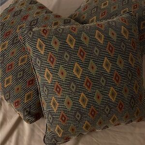 Geometric Patterned Throw Pillows (covers)